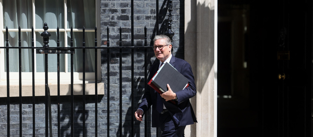 El primer ministro del Reino Unido, Keir Starmer, en Londres