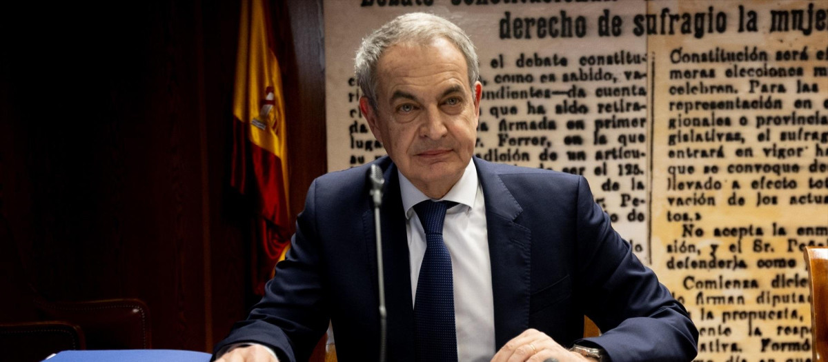 El expresidente del Gobierno José Luis Rodríguez Zapatero comparece ante la Comisión de Investigación sobre el ‘caso Koldo’, en el Senado, a 2 de marzo de 2026