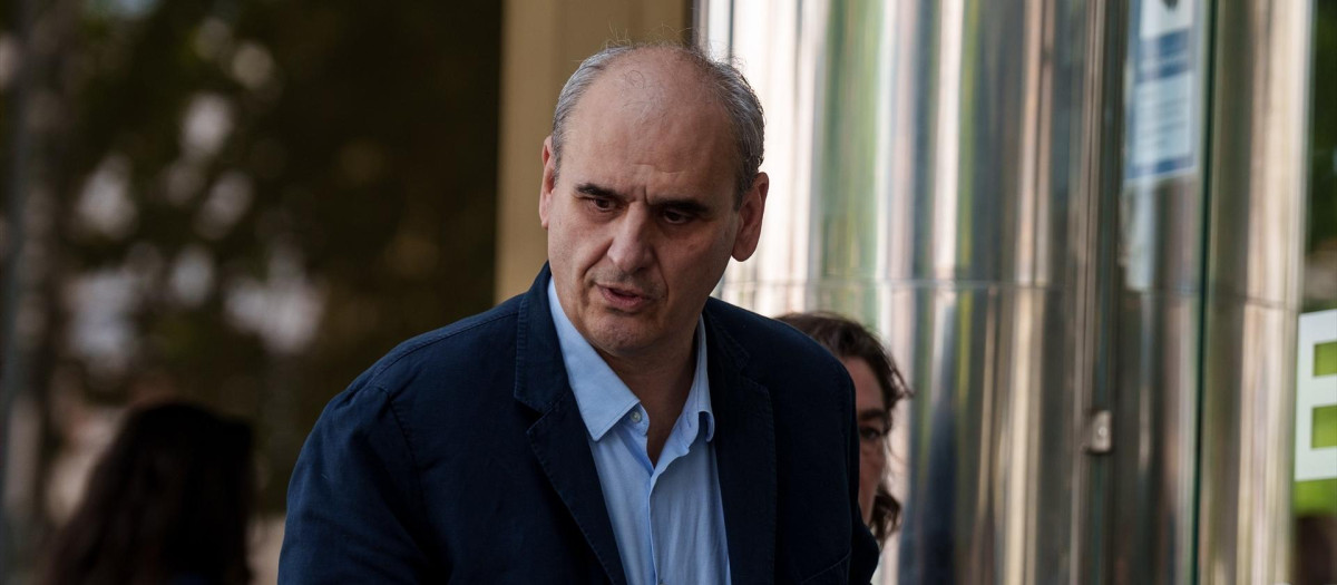 El empresario Juan Carlos Barrabés Cónsul a su llegada a los Juzgados de Plaza de Castilla