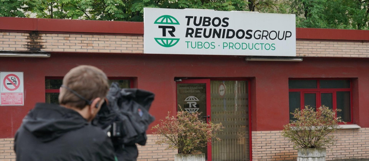 Exteriores de la sede de Tubos Reunidos en Amurrio, Álava.