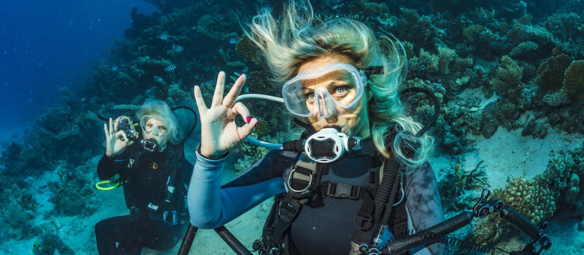 Buceo en verano