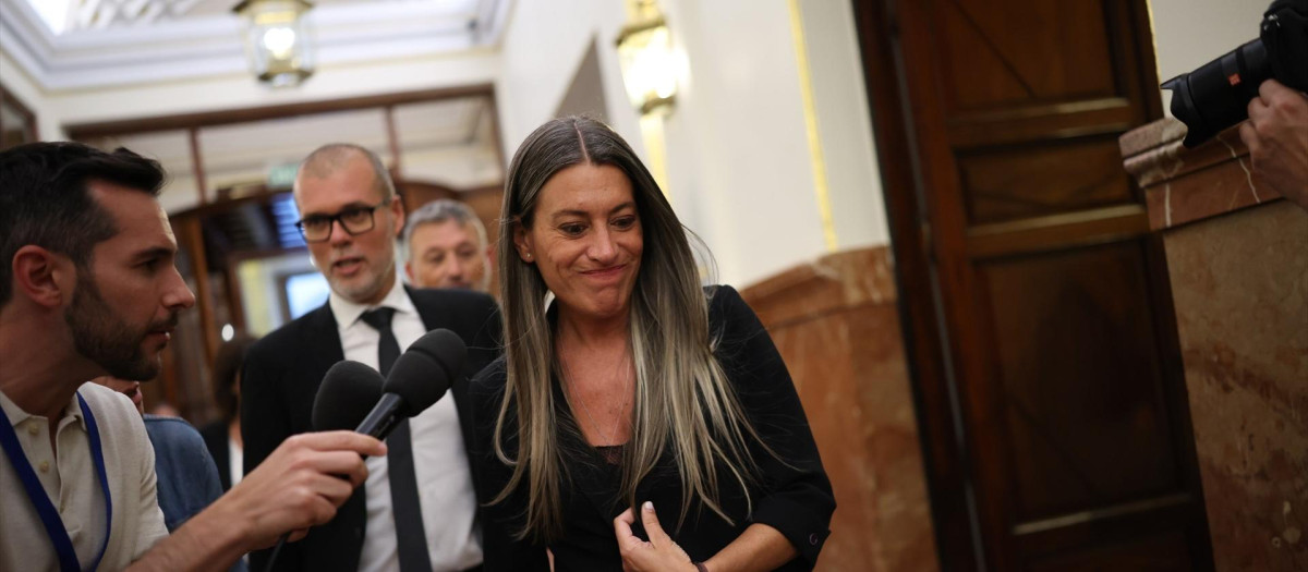 La portavoz de Junts en el Congreso, Míriam Nogueras