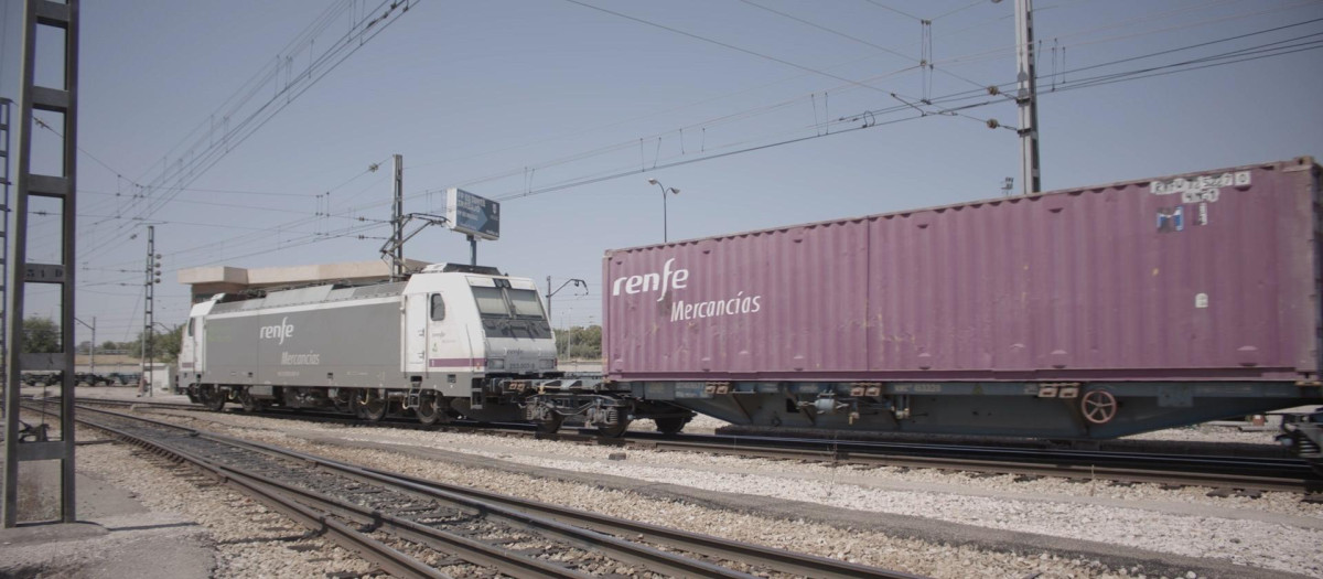 Tren de Renfe Mercancías.