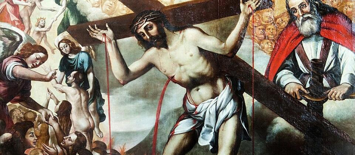 "La Prensa Mística como redención de las ánimas del Purgatorio" (c. 1649-1655)