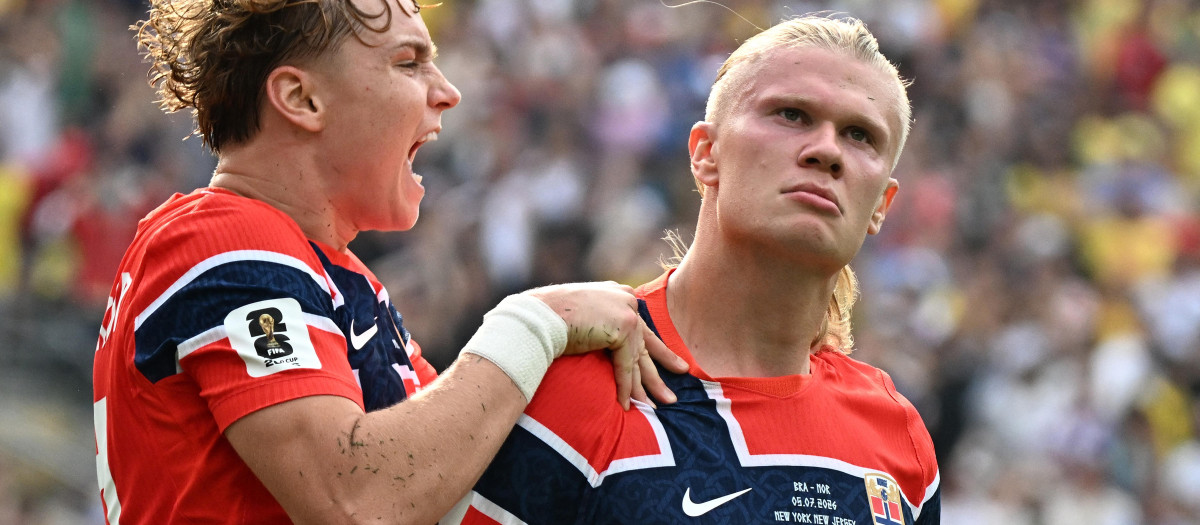 Haaland fue el artífice del pase de Noruega a cuartos de final