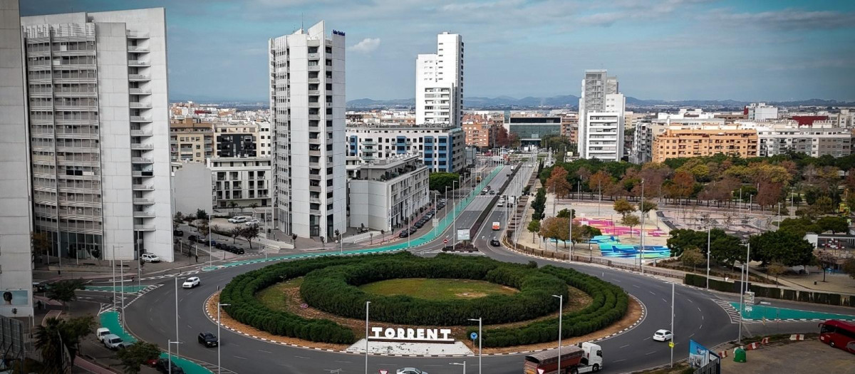 Imagen de la localidad valenciana de Torrent