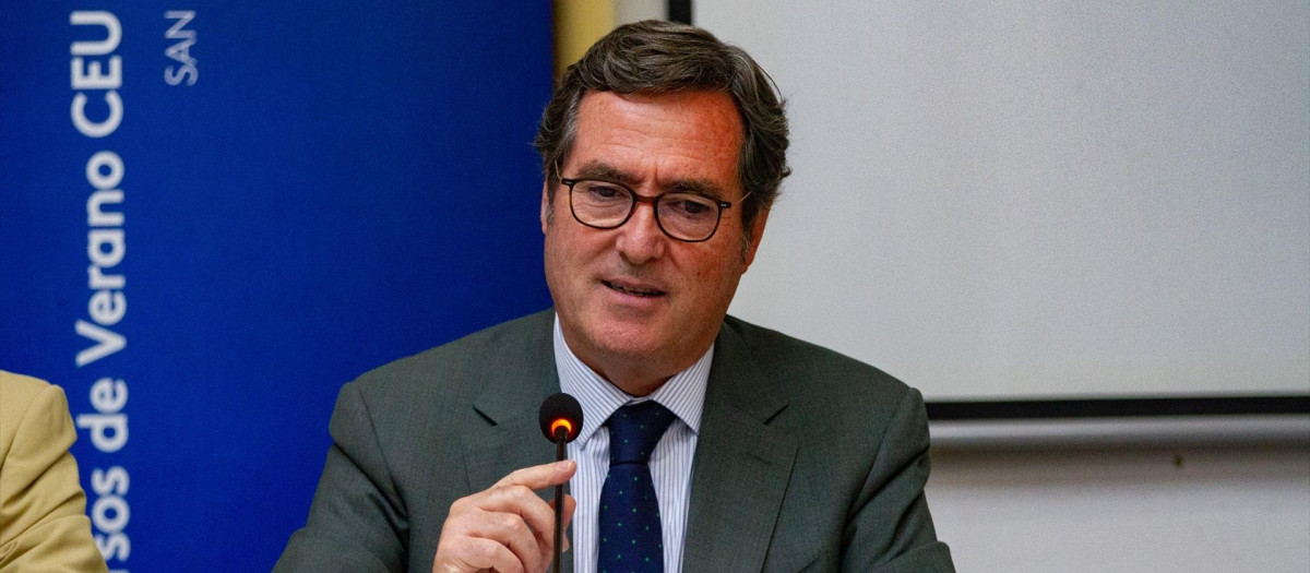 Antonio Garamendi, este martes en los Cursos de Verano CEU-María Cristina