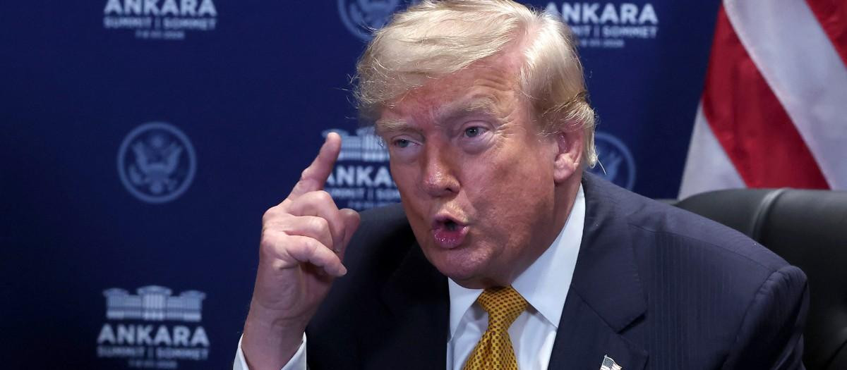 Donald Trump en la cumbre de la OTAN en Ankara (Turquía)