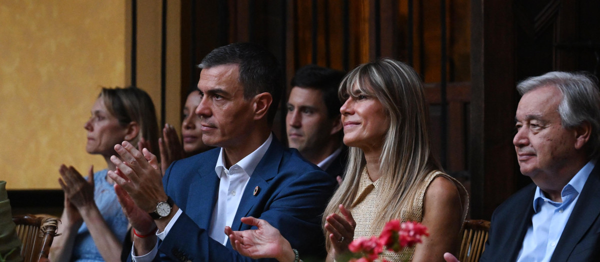 Pedro Sánchez y Begoña Gómez, en una imagen de archivo