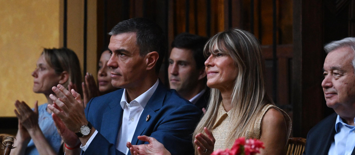 Pedro Sánchez y Begoña Gómez, en una imagen de archivo