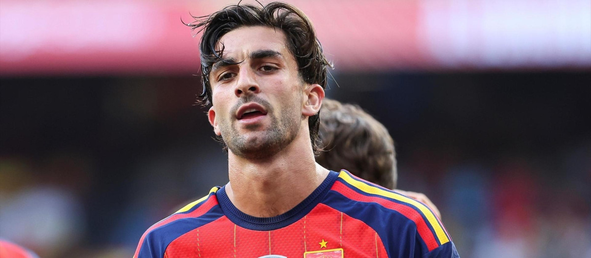 Ferran Torres, en un partido con la selección española