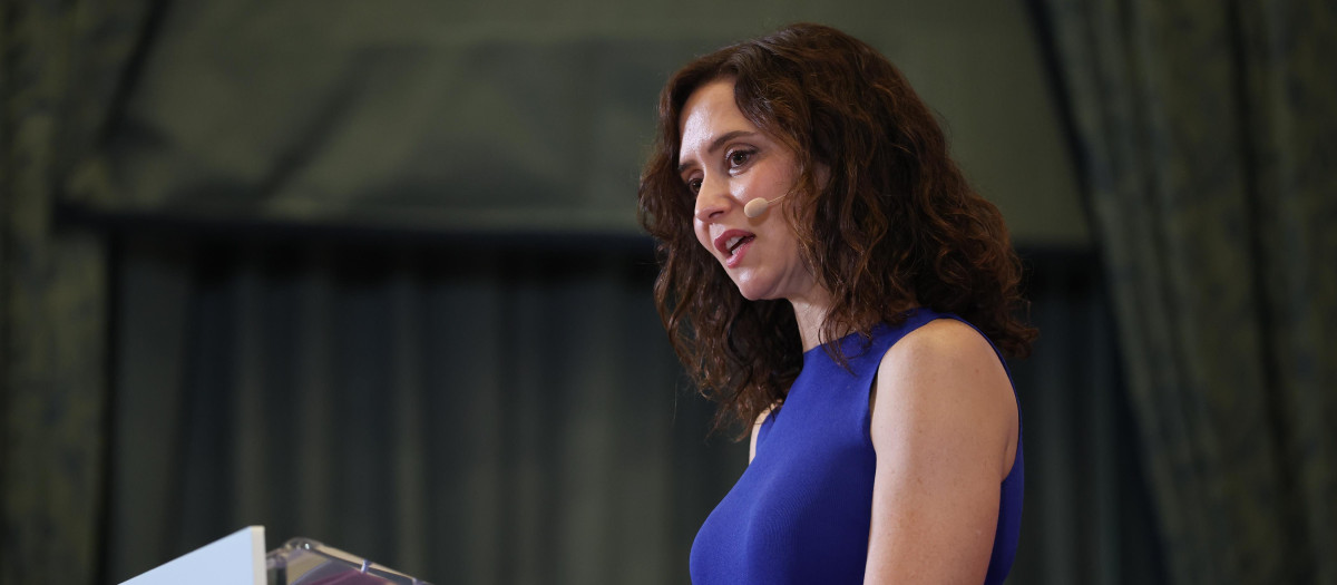 La presidenta de la Comunidad de Madrid, Isabel Díaz Ayuso
