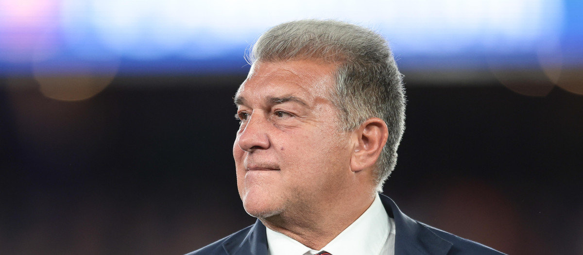 Joan Laporta, presidente de FC Barcelona