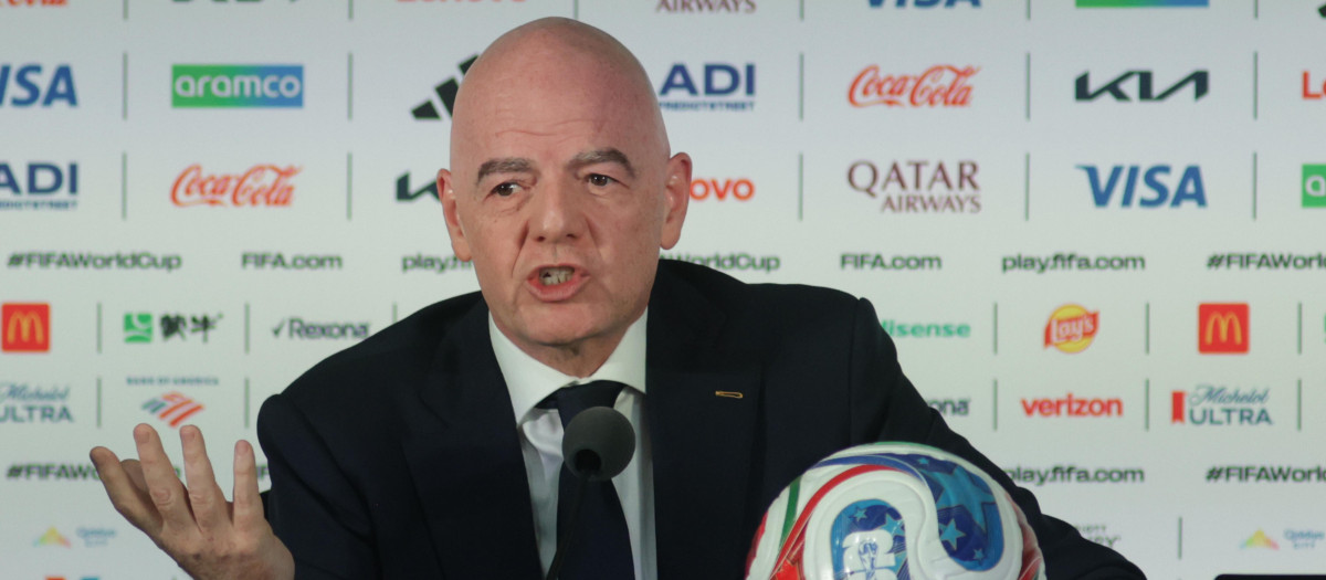 Imagen del presidente de la FIFA