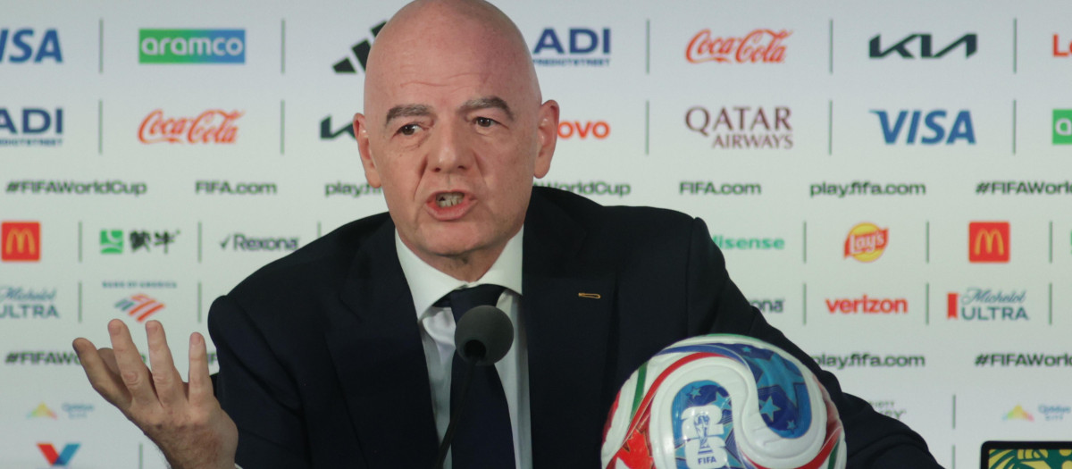 Imagen del presidente de la FIFA