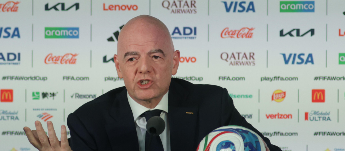 Imagen del presidente de la FIFA