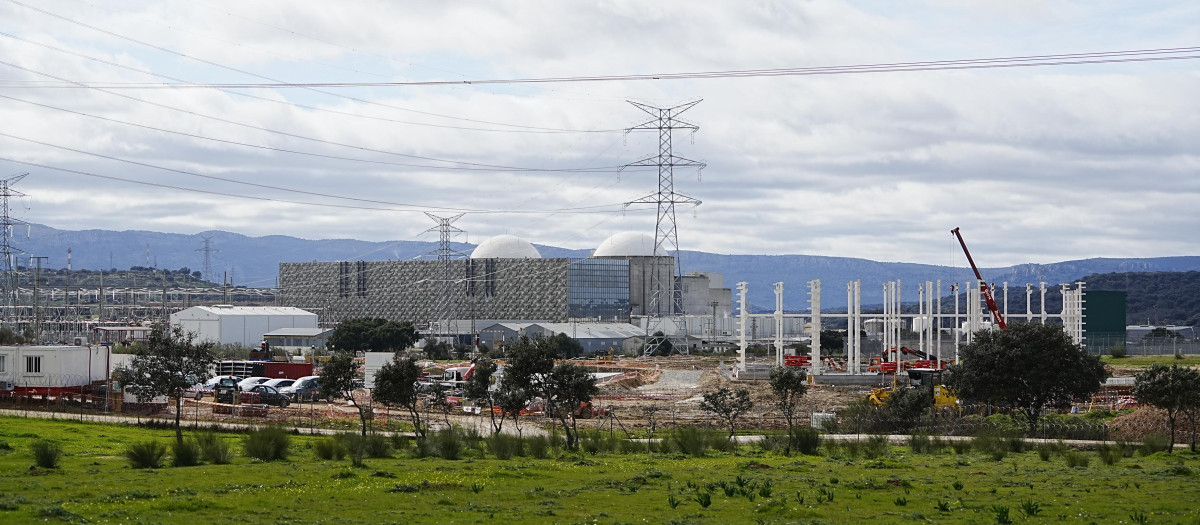 Vista de la central nuclear de Almaraz