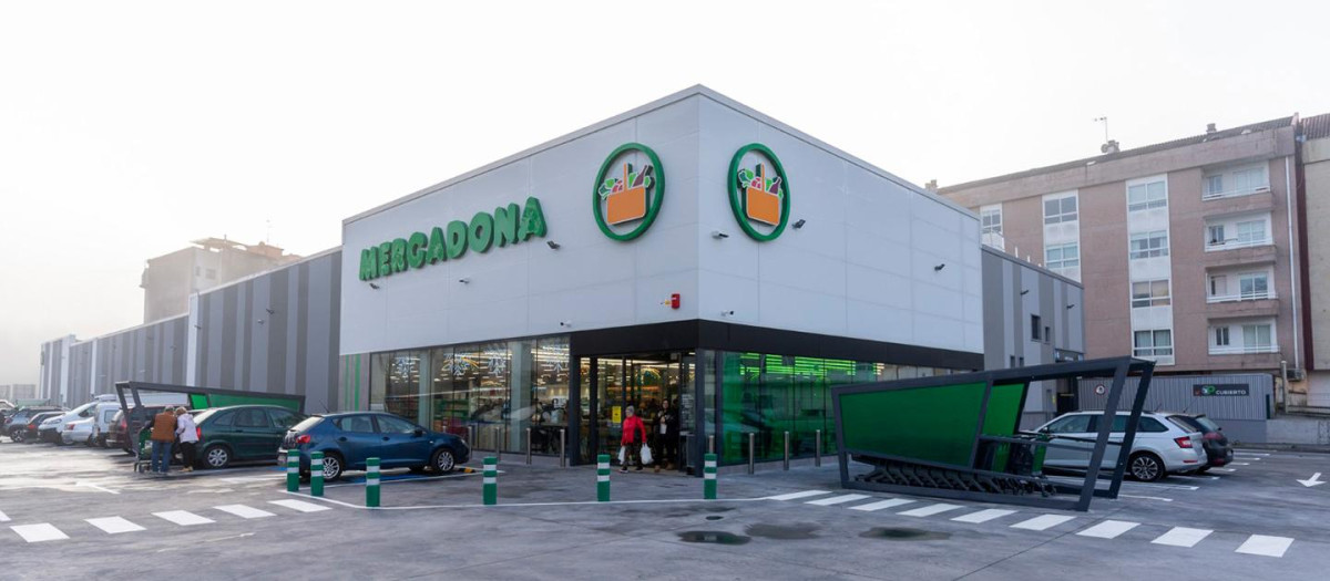 Imagen tomada en un supermercado de Mercadona