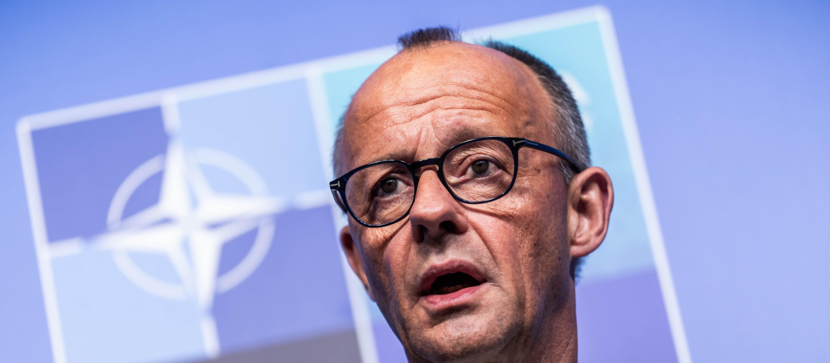 El canciller alemán, Friedrich Merz