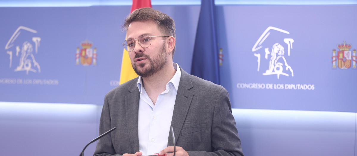 El portavoz adjunto de Sumar en el Congreso de los Diputados y miembro de Compromís, Alberto Ibáñez