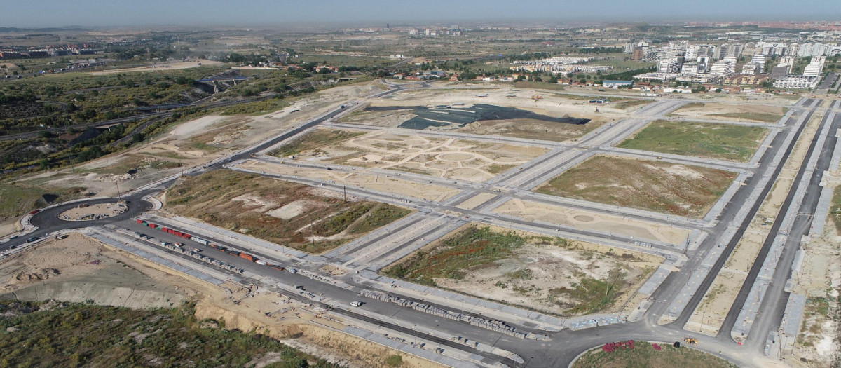 Parte de la parcela donde se va a levantar el desarrollo urbanístico de Los Cerros