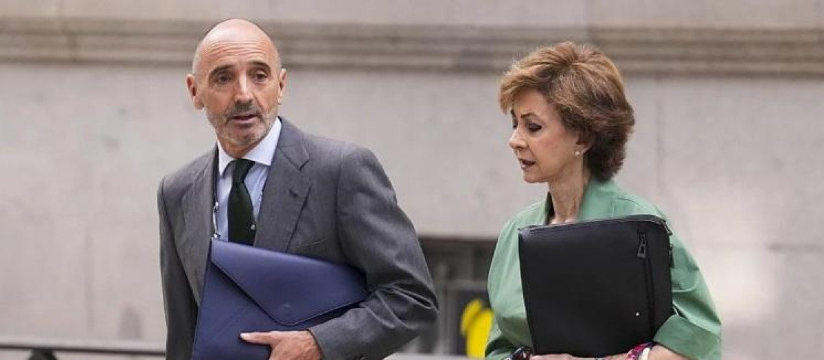 Julito Martínez Martínez llega, acompañado por su abogada, a la Audiencia Nacional