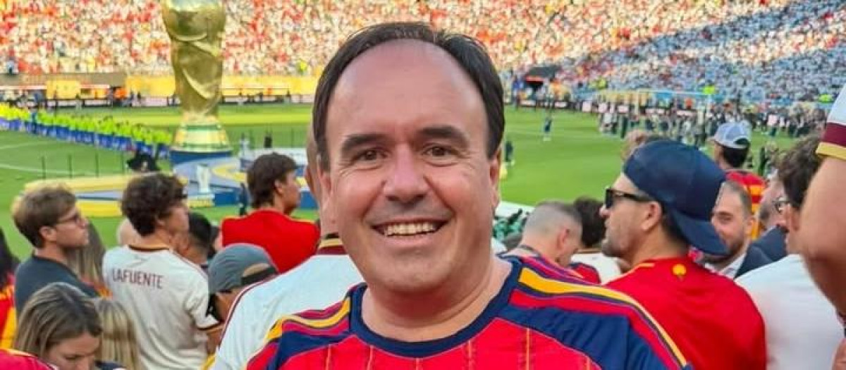 Imagen de Pérez Llorca tomada en la final del Mundial