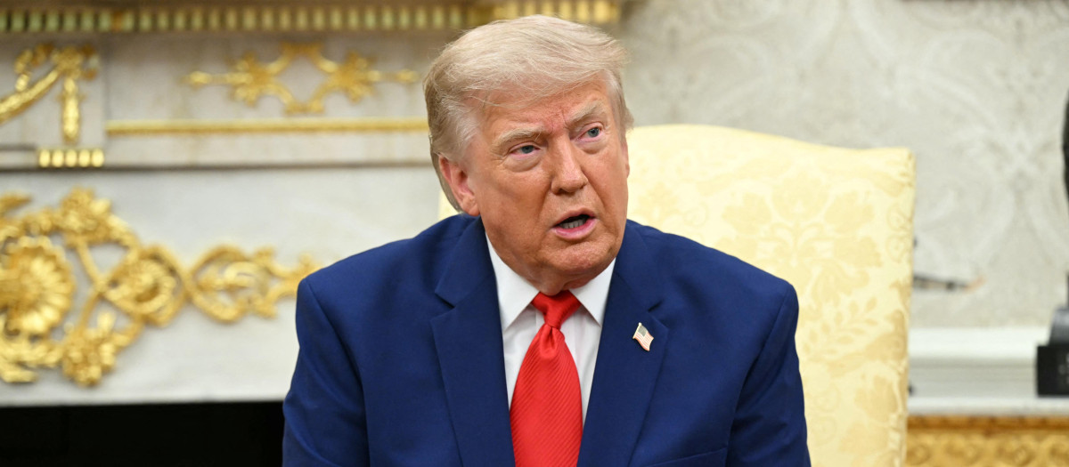 El presidente estadounidense Donald Trump en el Despacho Oval
