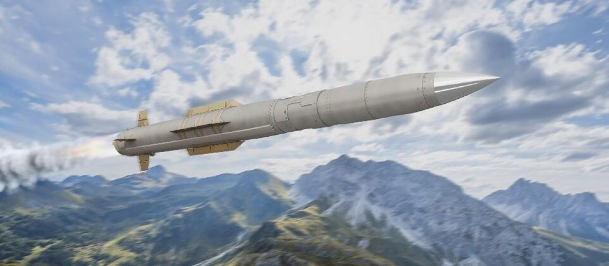 Recreación del nuevo interceptor  PAC-3 Adapted Capability Effector (PAC-3 ACE)