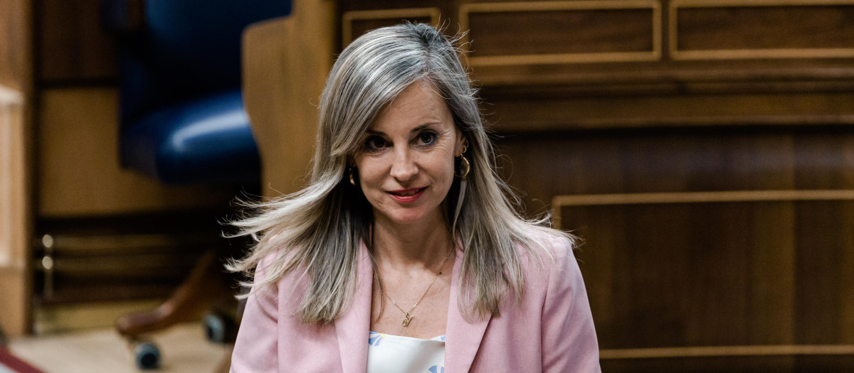 Verónica Martínez Barbero, portavoz de Sumar en el Congreso