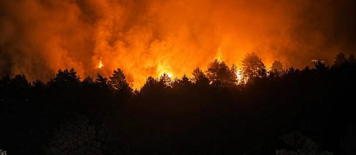 Incendio Forestal de La Mierla, Guadalajara