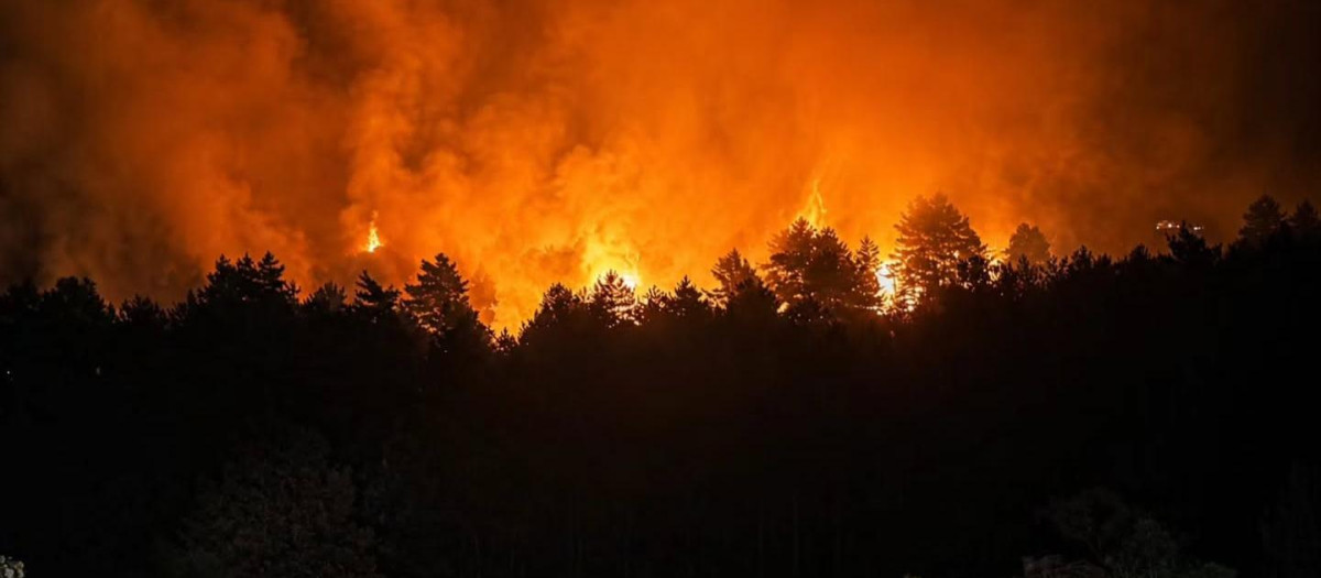 Incendio Forestal de La Mierla, Guadalajara