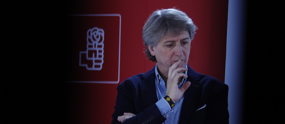 El secretario general del PSOE de Castilla y León, Carlos Martínez, este jueves