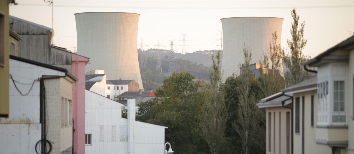 Vista de la central térmica de As Pontes, a 5 de octubre de 2023