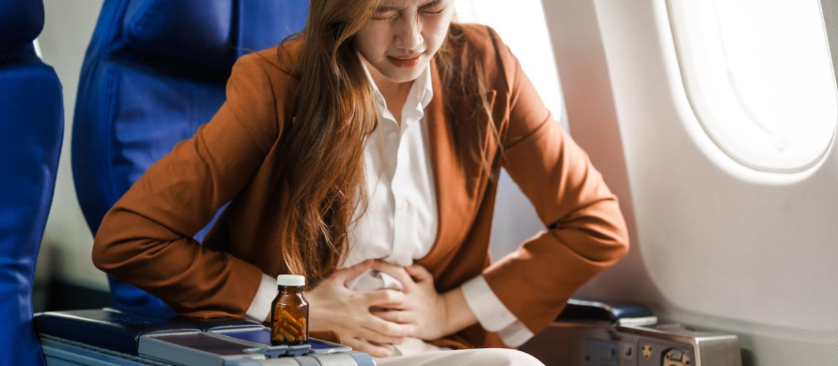 Sentir inflamación abdominal es un avión es habitual