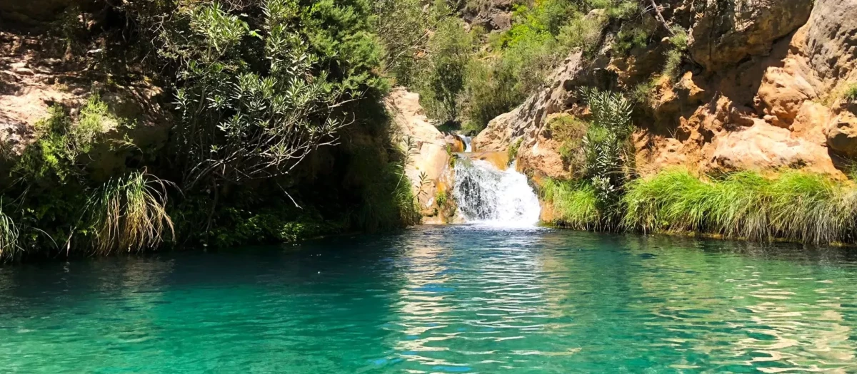 Cascada de Río Verde en Otívar