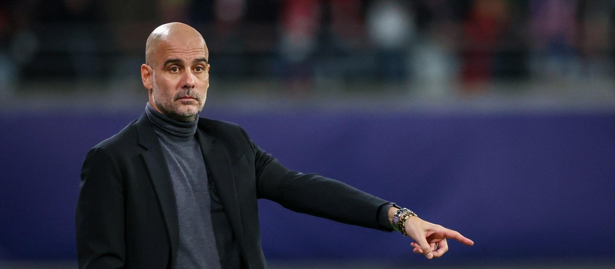 (Foto de ARCHIVO)
FILED - 04 October 2023, Saxony, Leipzig: FILE PHOTO - Manchester City coach Pep Guardiola gestures on the touchline during the UEFA Champions League Group G soccer match between RB Leipzig and Manchester City at Red Bull Arena. Photo: Jan Woitas/dpa

04/10/2023 ONLY FOR USE IN SPAIN