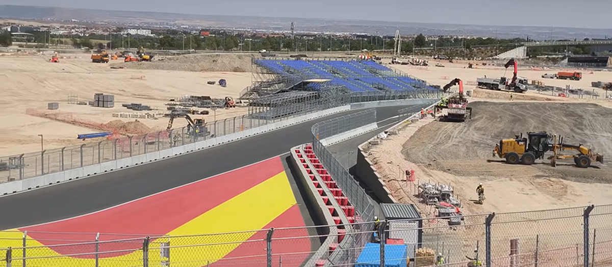 Obras del circuito de Fórmula 1 en Madrid
