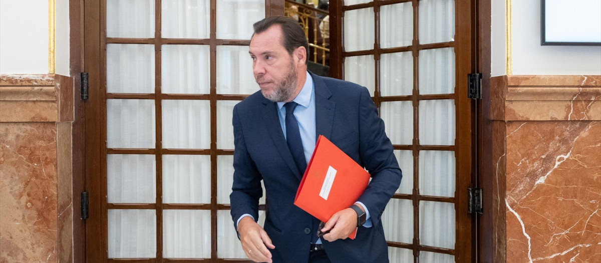 El ministro de Transportes y Movilidad Sostenible, Óscar Puente