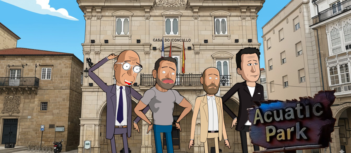 Serie satírica sobre la política orensana