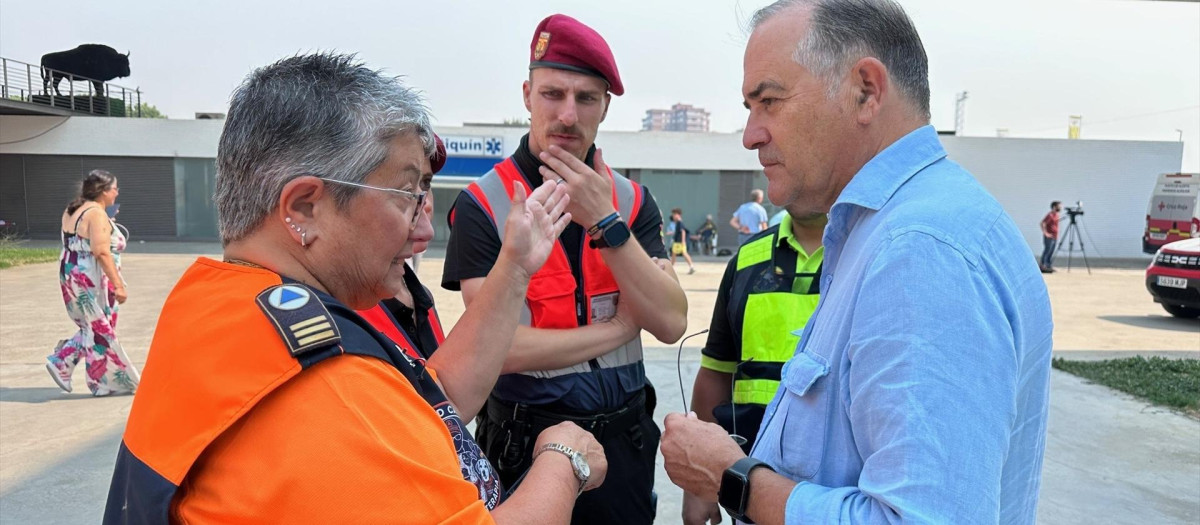 Talavera acoge a unas 2.000 personas evacuadas por los incendios que afectan al Valle del Tiétar y la Sierra de Gredos

REMITIDA / HANDOUT por AYUNTAMIENTO DE TALAVERA
Fotografía remitida a medios de comunicación exclusivamente para ilustrar la noticia a la que hace referencia la imagen, y citando la procedencia de la imagen en la firma
26/7/2026