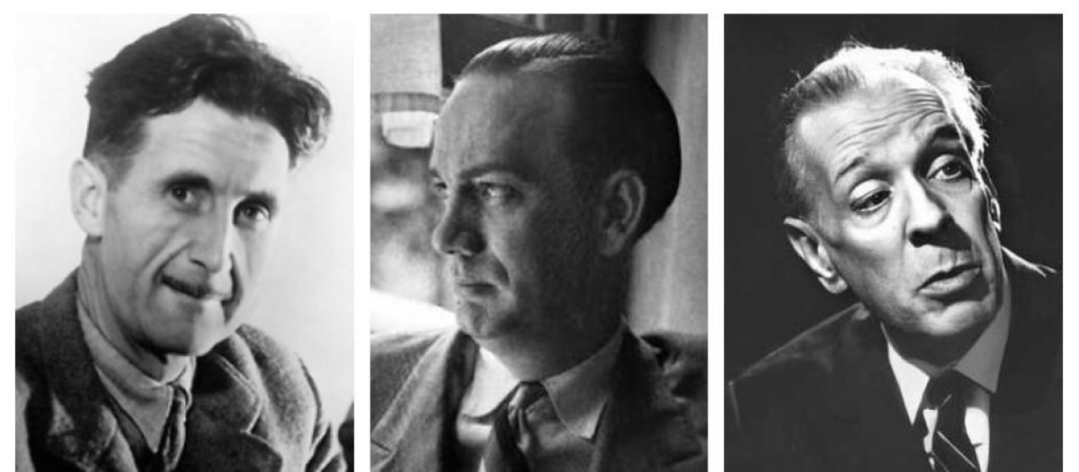 George Orwell, Camilo José Cela y Jorge Luis Borges