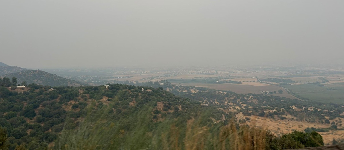Humo Córdoba incendios del norte 1