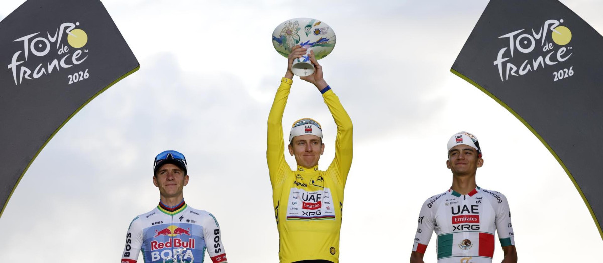 El esloveno Tadej Pogacar gana su quinto Tour de Francia