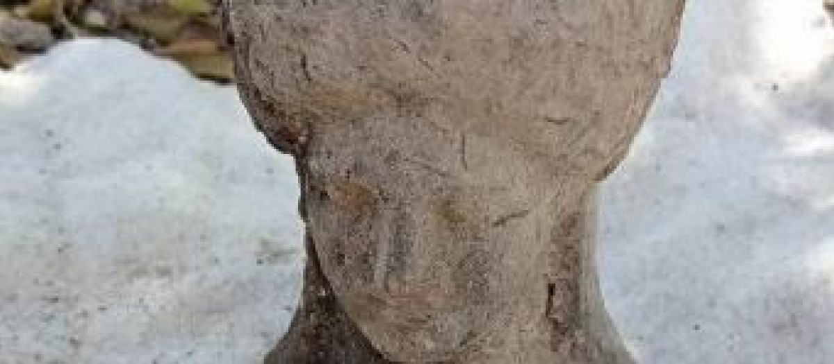 Pebetero cerámico encontrado atribuido al culto de la diosa púnica Tanit