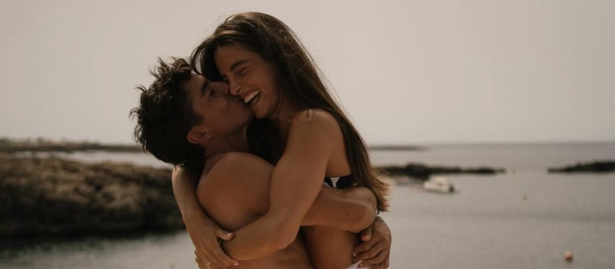 Marc Márquez y Gemma Pinto