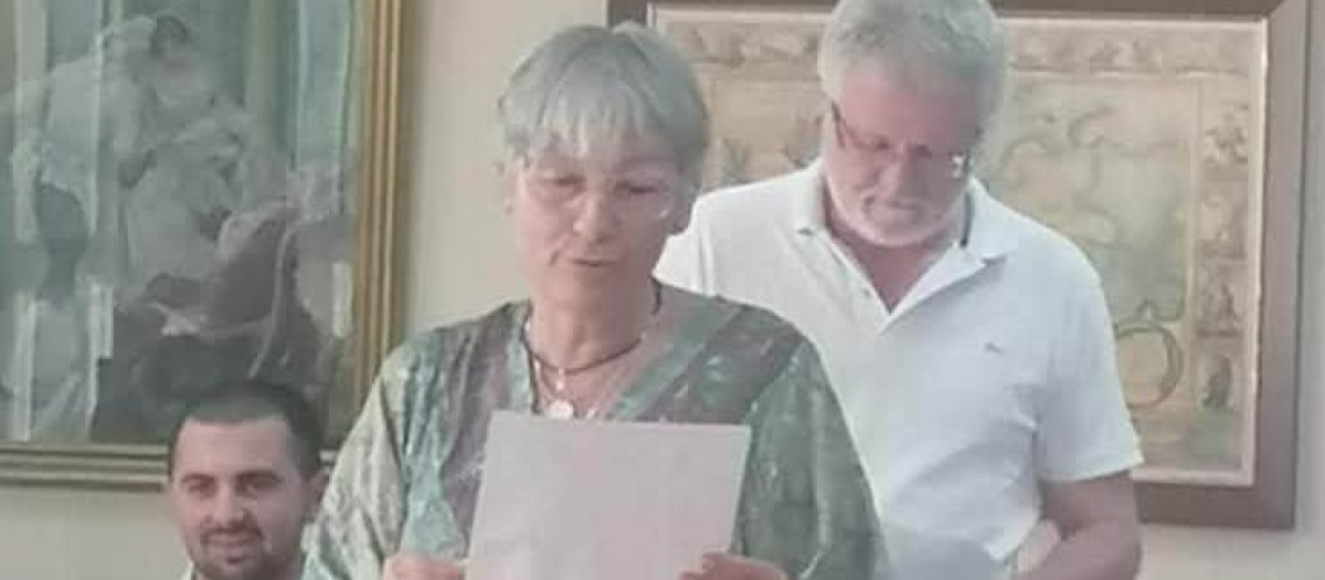 Imagen de archivo de Encarna Montañana como concejal del PP en Navajas (Castellón).