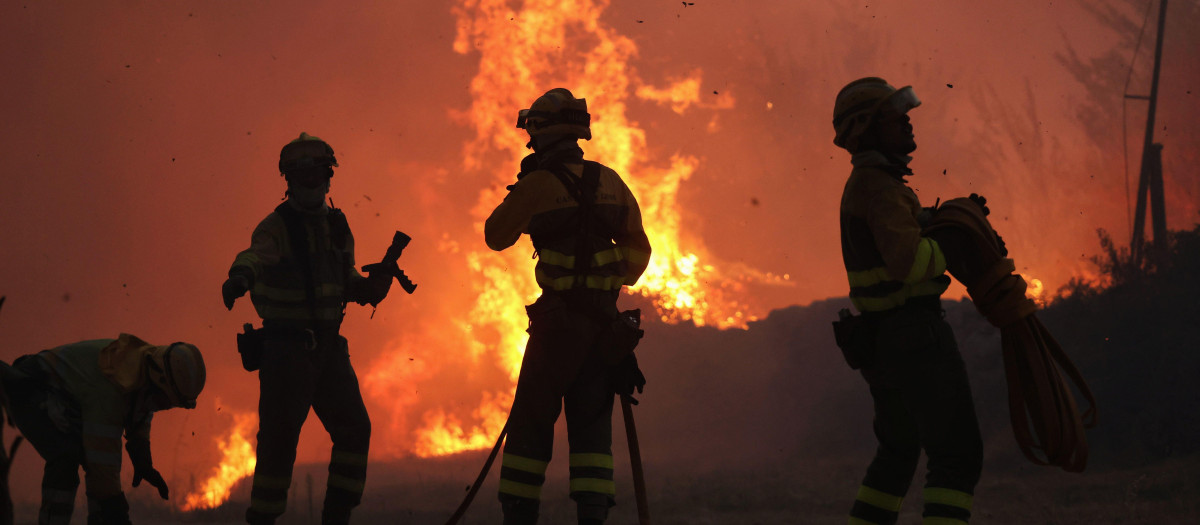 Fuego en Fermoselle, Zamora