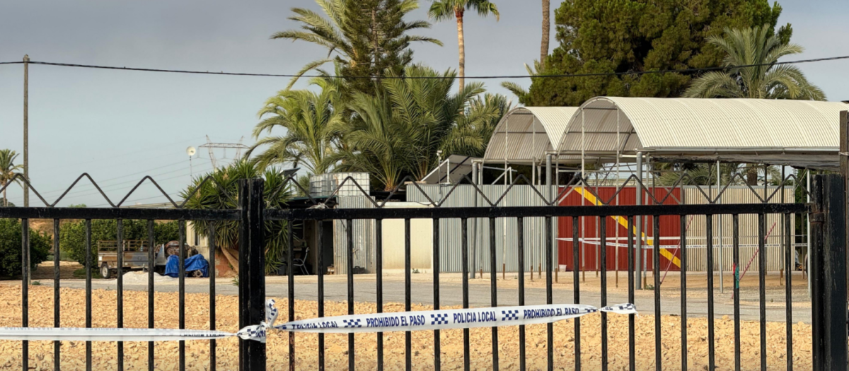 Campa clausurada por la Policía Local de Elche