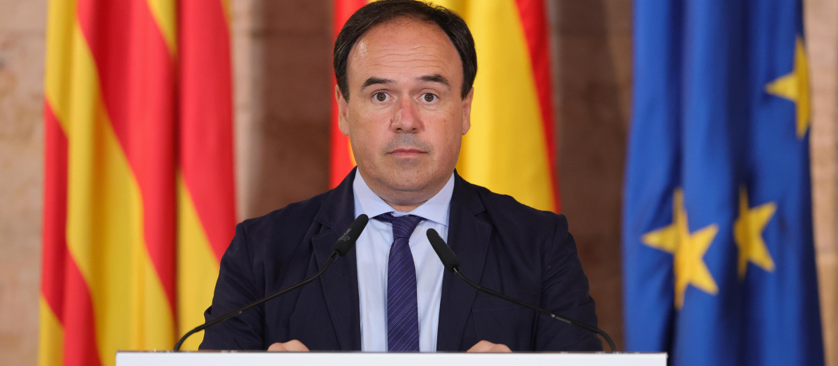 Imagen del presidente de a Generalitat Valenciana Juanfran Pérez Llorca.